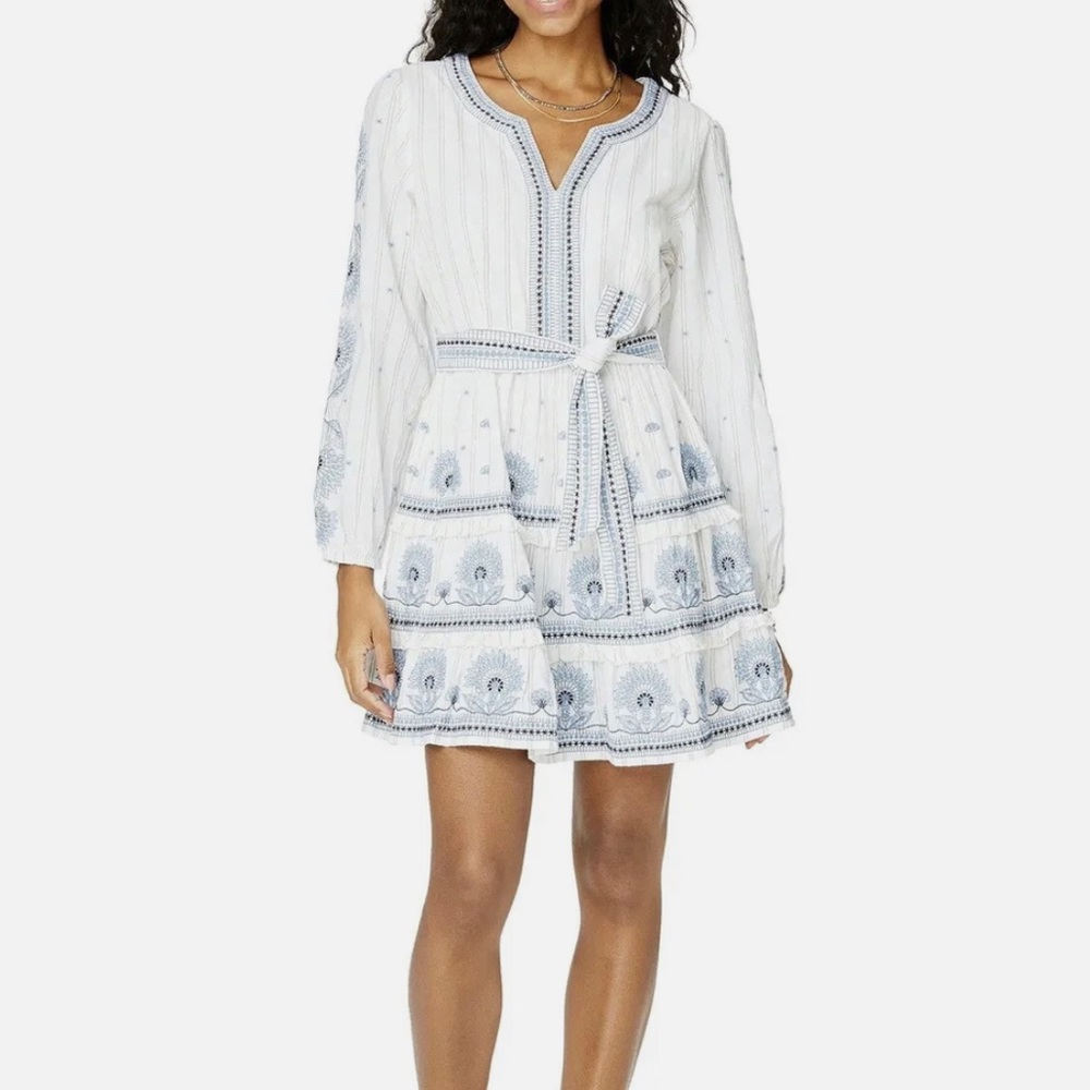 Roller Rabbit Indriya Embroidered Naema Dress Small worn once